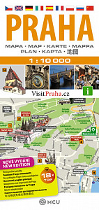 Praha - plán města  1:10 000