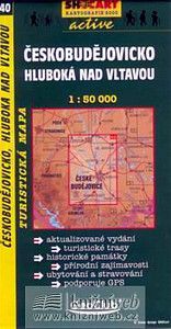 Českobudějovicko, Hluboká nad Vltavou  - 1:50000 tur. mapa