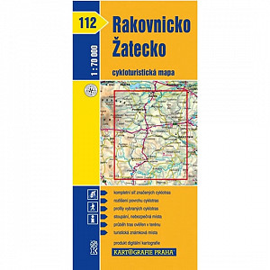 1: 70T(112)-Rakovnicko, Žatecko (cyklomapa)