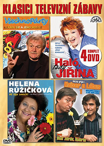 Klasici televizní zábavy - 4 DVD
