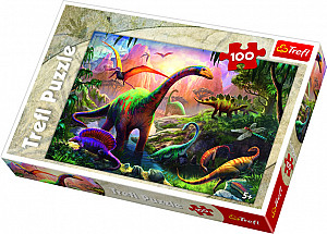 Svět dinosaurů: Puzzle 100 dílků
