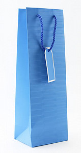 Taška lahev Modrá - Dárkové tašky