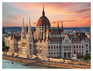 Puzzle Budova parlamentu, Budapešť, 500 dílků