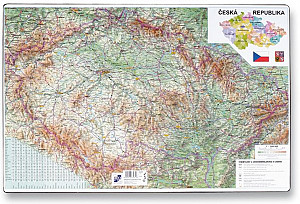 Podložka na stůl - Mapa České republiky 60 x 40 cm