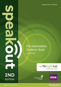 Speakout Pre-intermediate Student´s Book with Active Book with DVD with MyEnglishLab, 2nd