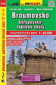 Broumovsko Adršpašsko-teplické skály 1:60 000