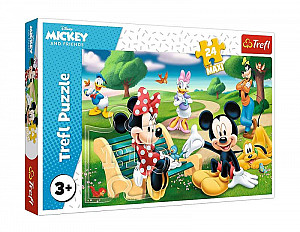 Puzzle Mickey Mouse Mezi přáteli MAXI