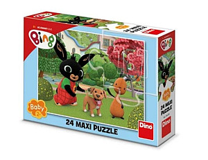 Puzzle 24 maxi Bing s pejskem