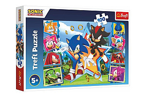 Puzzle Sonic Seznamte se s ježkem 100 dílků