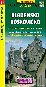 056 Blanensko, Boskovicko / Turistická mapa SHOCart