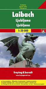 Laibach, Ljubljana/Lublaň 1:20T/plán města