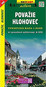 Považie, Hlohovec 1:50T/1080 Turistická mapa SHOCart