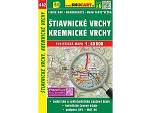 SC 482 Štiavnické vrchy, Kremnické vrchy 1:40 000