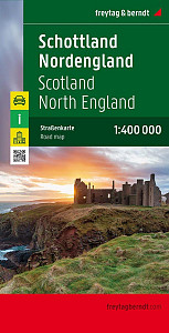 Skotsko, Severní Anglie 1:400 000 - automapa