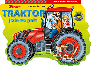 Traktor jede na pole