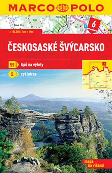 Českosaské Švýcarsko 6 - mapa 1:100 000