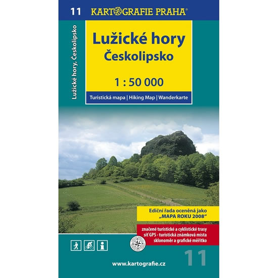 Lužické hory,Českolipsko 1:50 000