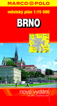 Brno městský plán 1:15000