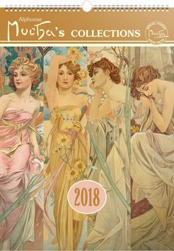 Alfons Mucha 2018 - nástěnný kalendář