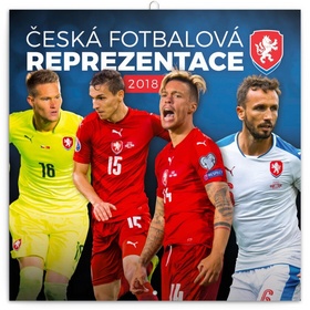 Česká fotbalová reprezentace - nástěnný kalendář 2018