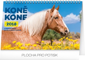Koně/ Kone - stolní kalendář 2018