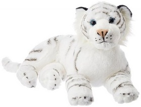 Plyšový Tygr bílý 40 cm