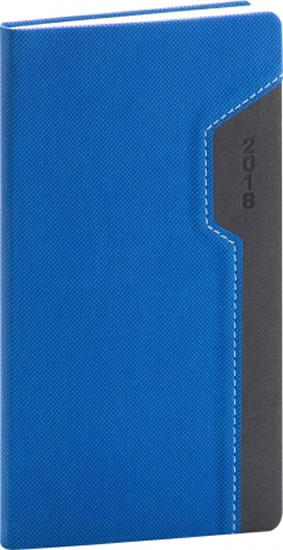 Diář 2018 - Thun - kapesní, modročerný, 9 x 15,5 cm