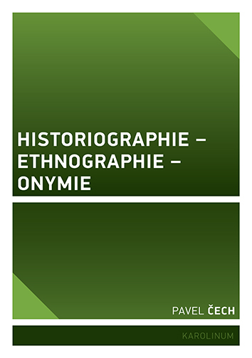 E-kniha Historiographie – Ethnographie – Onymie