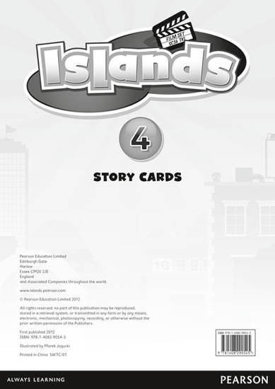 Islands 4 Story Cards for Pack