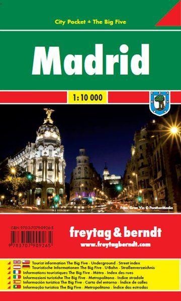 Madrid 1:10T/kapesní plán města
