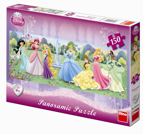 Princezny - puzzle Panoramic 150 dílků