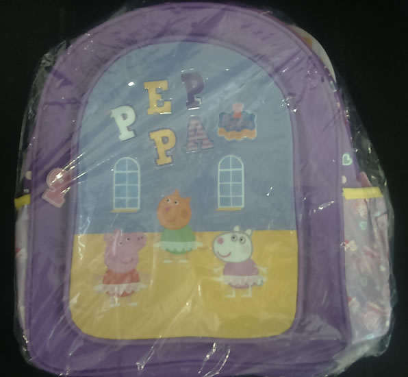 Školní taška  Prasátko Peppa - fialová