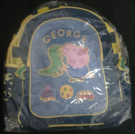 Školní taška Prasátko Peppa - modrá