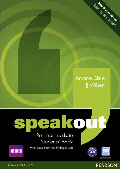 Speakout Pre-Intermediate Students´ Book w/ DVD/Active book/MyEnglishLab Pack
